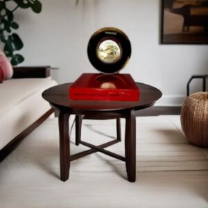 Elegant VTG Japan Chokin Art Miniature Pagoda Collector's Plate in Black & Gold